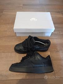 Nike af1 nere lacci corda/rope laces 43