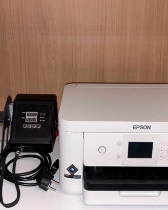 stampante EPSON SC F100 e pressa per tazze