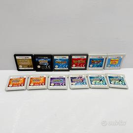 Lotto Cartucce DS 3DS ORIGINALI Nintendo Pokemon