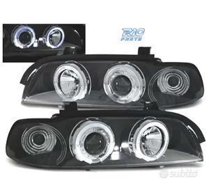 FARI BMW E39 95-00 ANGEL EYES CCFL FONDO NERO