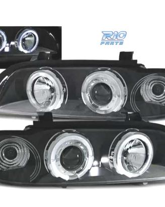 FARI BMW E39 95-00 ANGEL EYES CCFL FONDO NERO