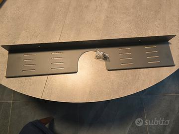 mensola per bagno in alluminio 