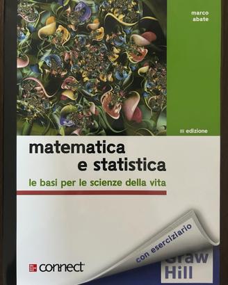 Libro "matematica e statistica"