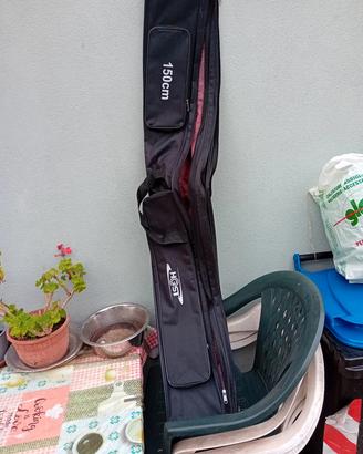 fodero portacsnne da pesca lunghezza 150 cm