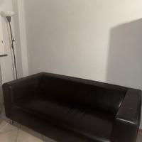 Divano nero pelle poltrone e sofà