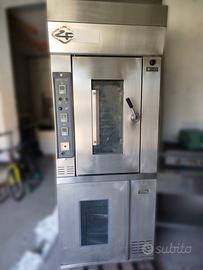 Forno Mini Rotor Zucchelli + Cella, 10 teglie