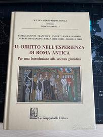 Il diritto nell’esperienza di Roma antica
