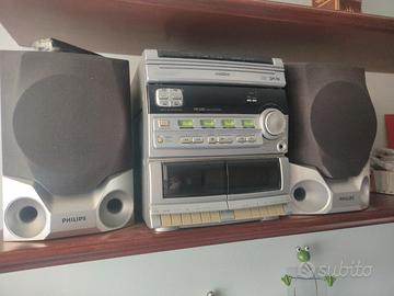 Stereo PHILIPS CD+cassette