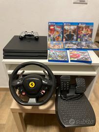 PlayStation 4 PRO con giochi piu Volante F80