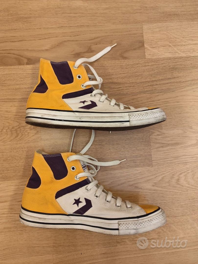 Scarpa Felpa Converse Oro Converse All-Star Gialloviola Lakers