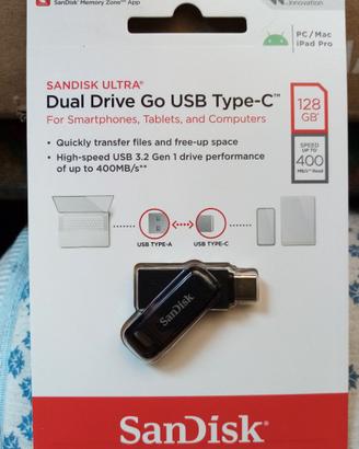 Sandik dual drive 128 Gb