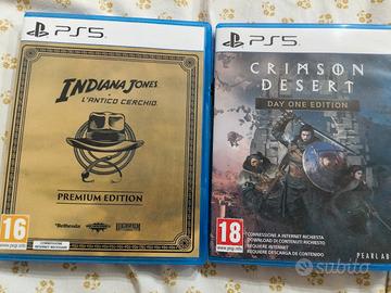 indiana Jones e Crimson desert PS5 