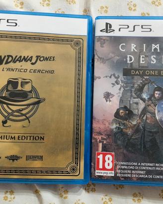 indiana Jones e Crimson desert PS5 