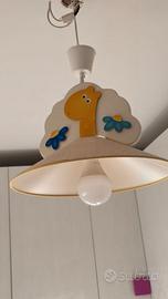 Lampadario cameretta e mensola stesso tema