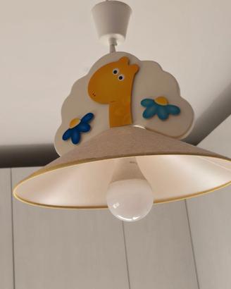 Lampadario cameretta e mensola stesso tema
