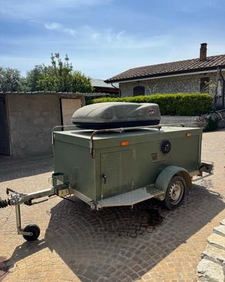 Carrello per trasporto cani ad uso sportivo