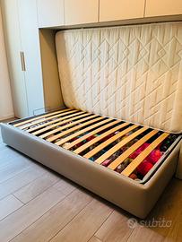 Letto una piazza e mezza con contenitore