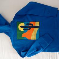 Felpa garzata nuova original marines