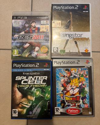 Giochi ps2 e ps3