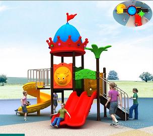 Torretta Reindeer con 2 scivoli