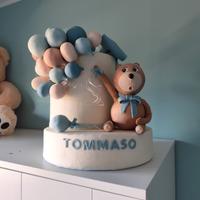  torta compleanno  e peluche