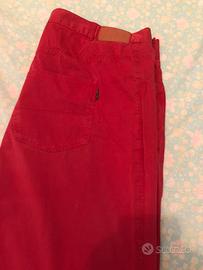 Pantaloni rossi uomo
