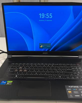 Laptop Gaming MSI Katana 17 RTX 4070 i7 16GB 1TB