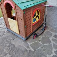 Casetta plastica bambini per giardino