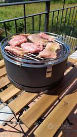 Barbecue a carbonella senza fumo