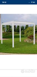 Gazebo in alluminio pergola