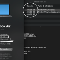 Macbook Air 2020 512GB 16GB GPU upgraded