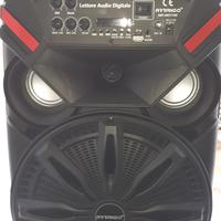 Cassa audio digitale con microfono e telecomando 