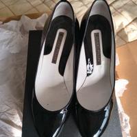 decolté vernice nera Pollini tg 38