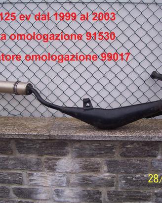 marmitta cagiva 125 mito