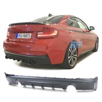 DIFFUSORE BMW F22 F23 LOOK M PERFORMANCE NERO OPAC
