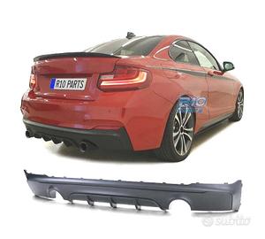 DIFFUSORE BMW F22 F23 LOOK M PERFORMANCE NERO OPAC