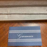 Bracciale Tennis oro bianco 18k e Diamanti neri