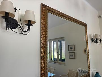 Specchio antico von cornice in legno
