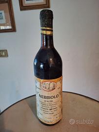 Bottiglia di Nebbiolo d'Alba 1981 Cerrato Giovanni