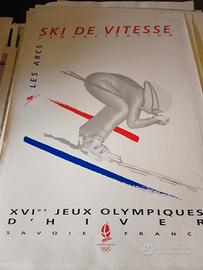 Manifesto pubblicitario illustrati jeux olimpique