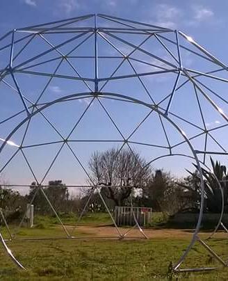 Struttura Cupola Geodetica 6m di diametro  usata