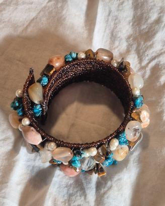 Bracciale a fascia con Pietre