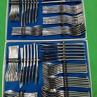 Servizio posate acciaio inox AMC 18/10 84  pezzi