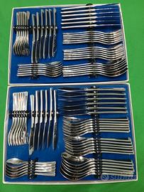 Servizio posate acciaio inox AMC 18/10 84  pezzi