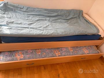 brandina sotto il letto+materasso 