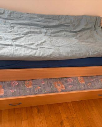brandina sotto il letto+materasso 