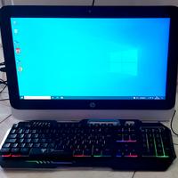 Pc HP 22 pollici full-hd all one 6GB perfetto.