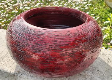 Vaso ceramica rosso