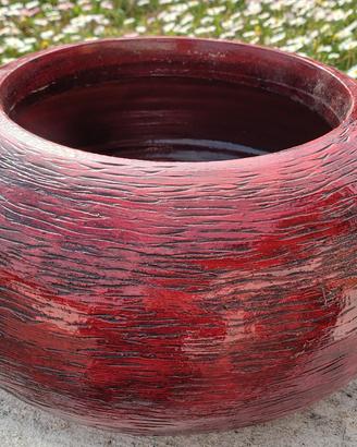 Vaso ceramica rosso