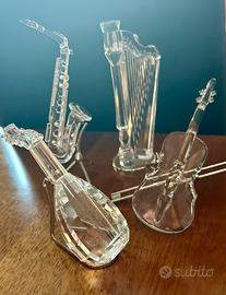 Swarovski Arpa, Violino, Liuto e Sassofono